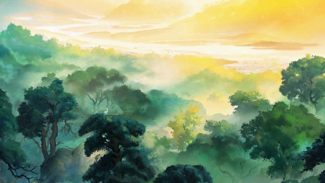 《浪浪山小妖怪》唯美风景画4K高清壁纸
