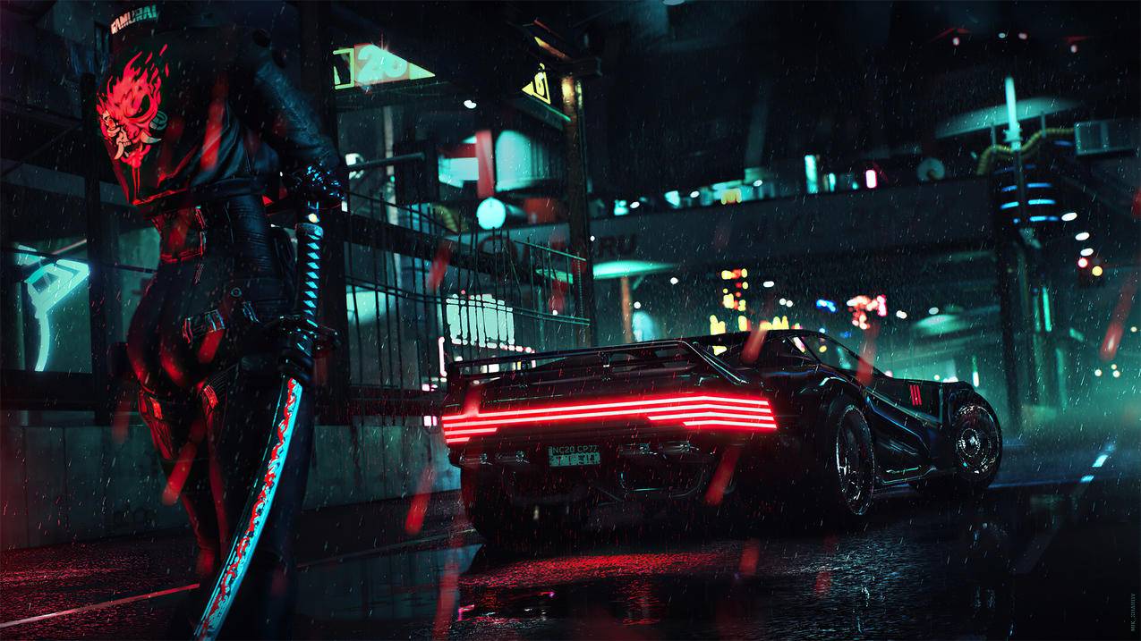 《赛博朋克2077 Cyberpunk 2077》4K桌面墙纸