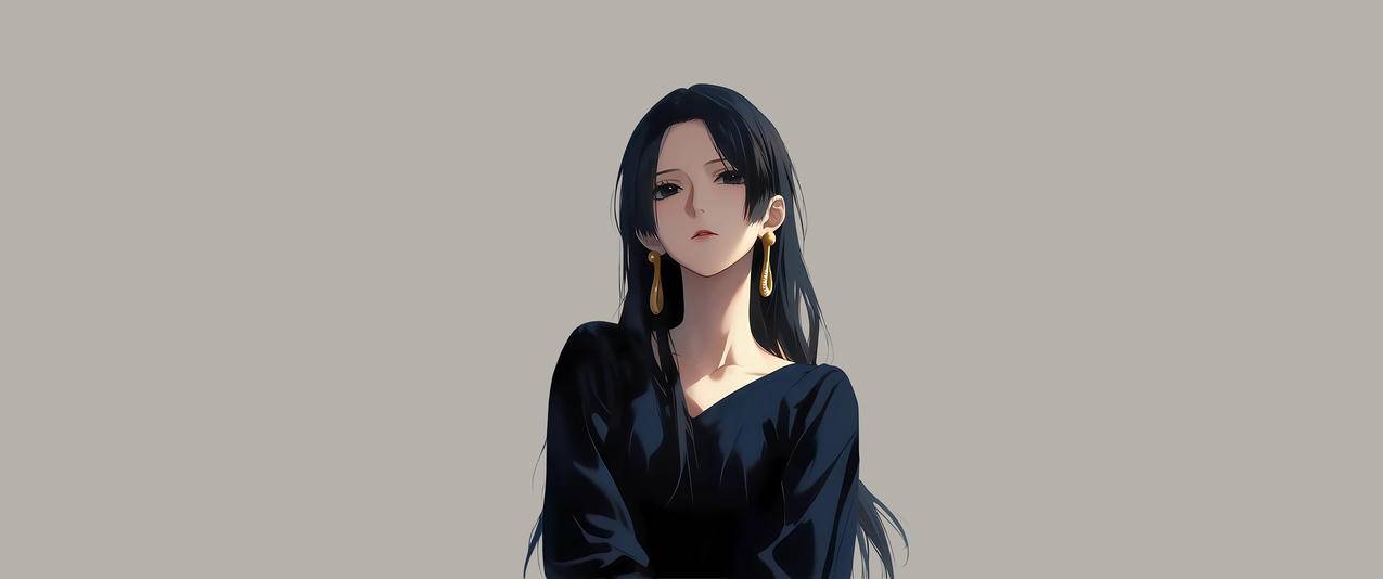 海贼王女帝 简约 3440x1440带鱼屏壁纸