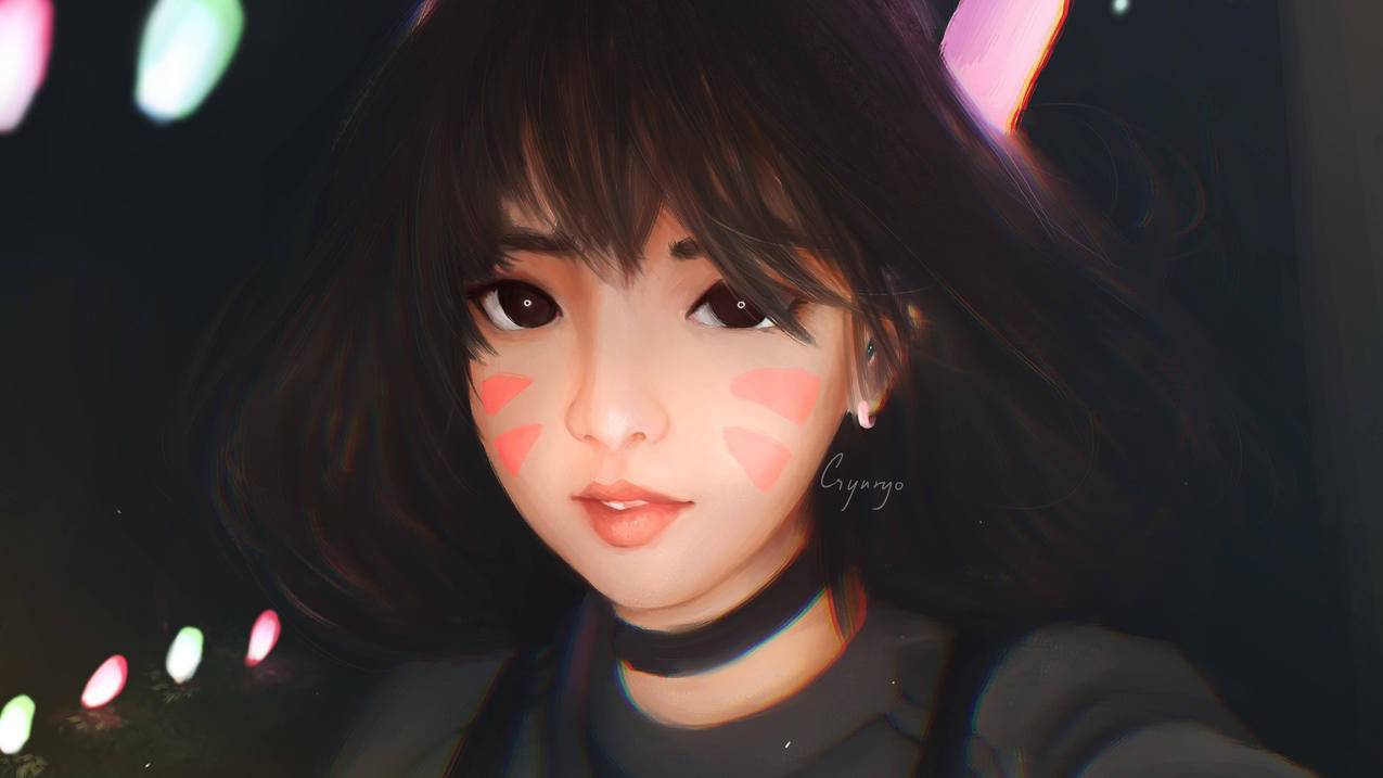 《守望先锋》DVA 4K高清壁纸