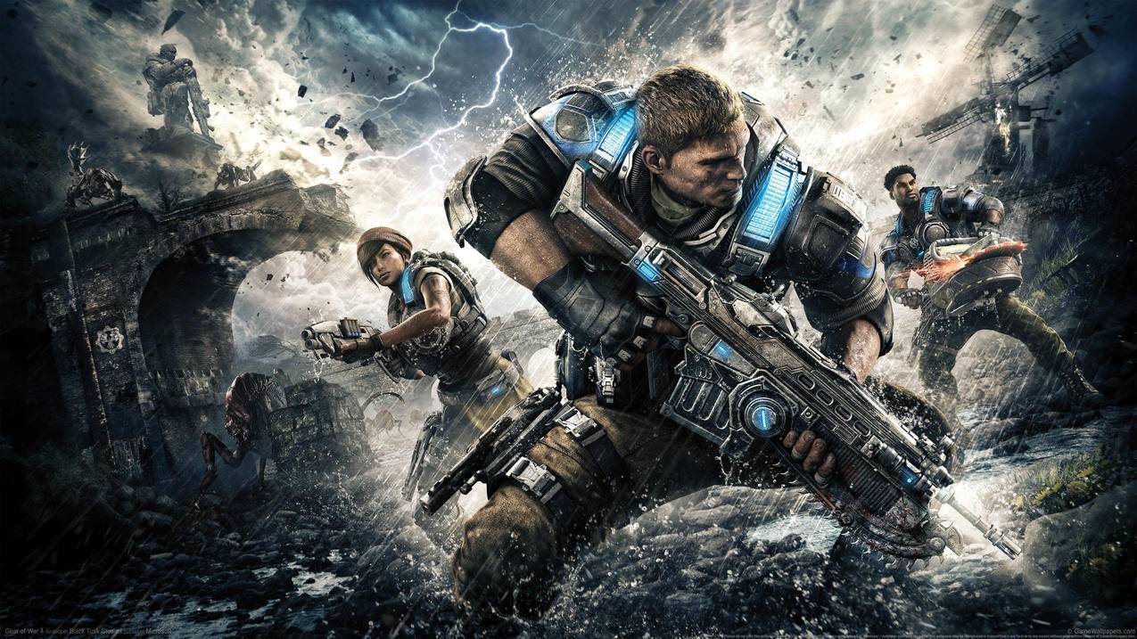 《战争机器4 Gears of War 4》4K游戏高清壁纸