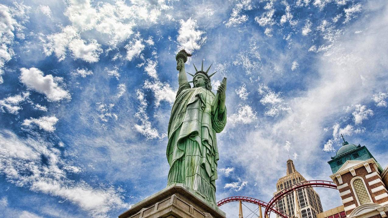 风景自由女神美国旅游胜地高清壁纸