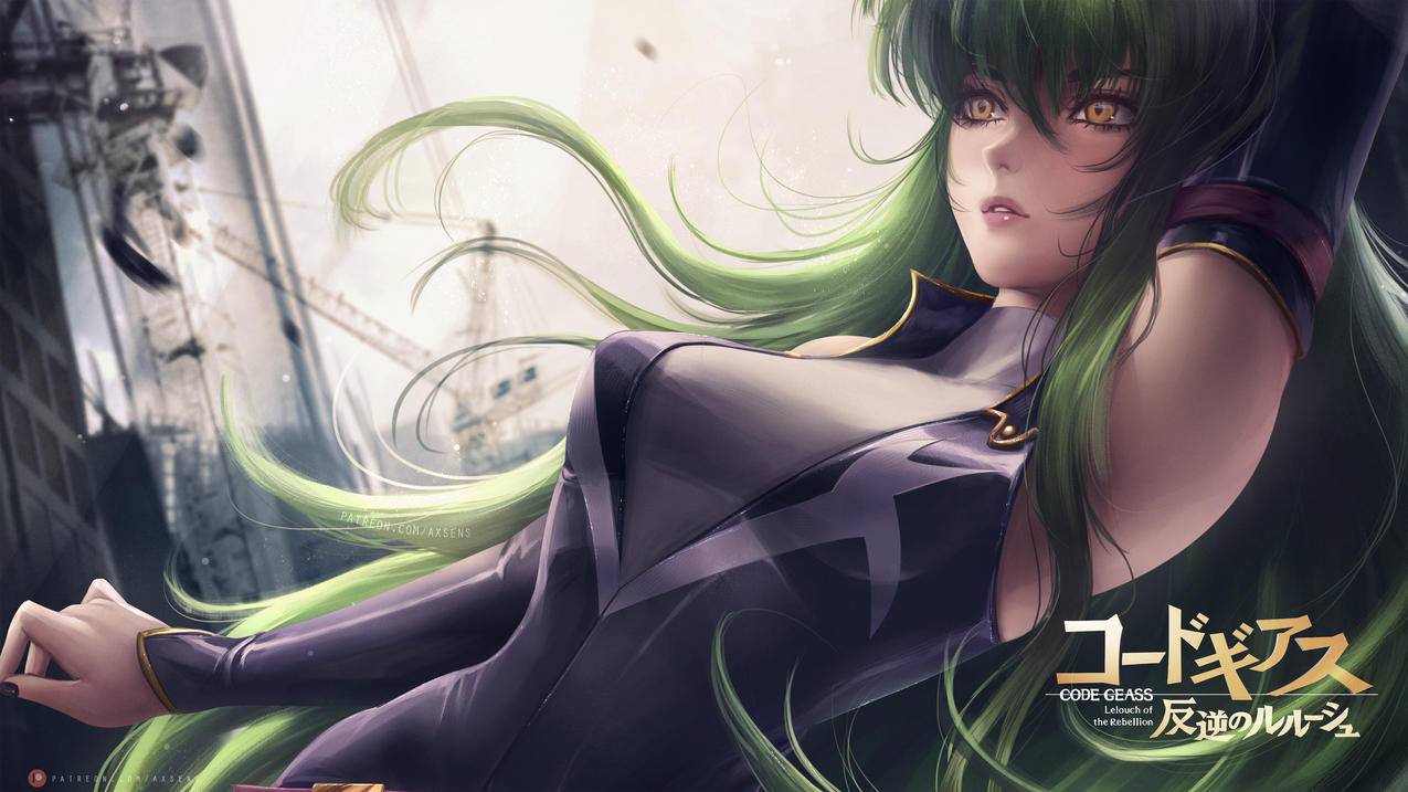 《CODE GEASS 反叛的鲁路修》CC美女插画 4K高清游戏壁纸