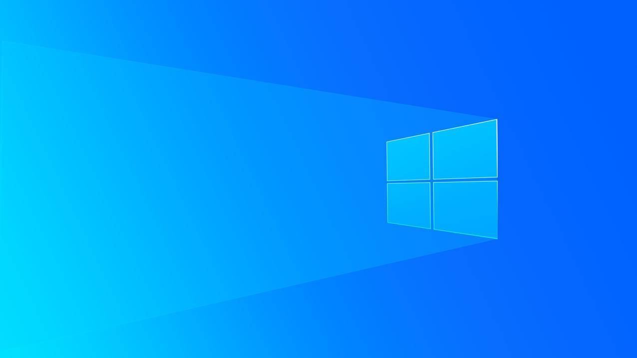 Windows 10 logo 简约4k电脑壁纸