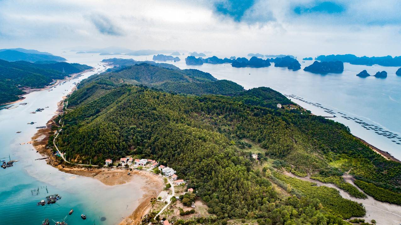 风景大海岛屿4k高清壁纸