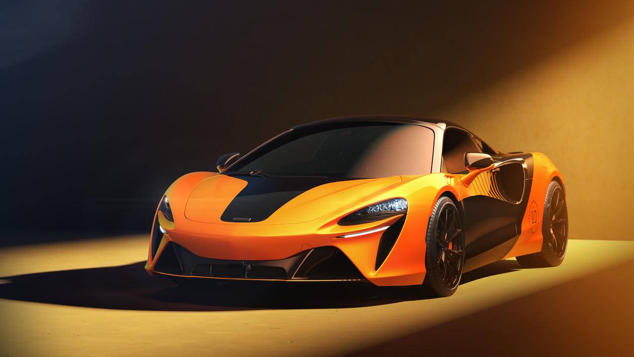 迈凯伦MCL39 橙色超跑车5K壁纸5120x2880