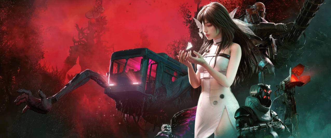 《Once Human》游戏美女3440x1440带鱼屏壁纸游戏
