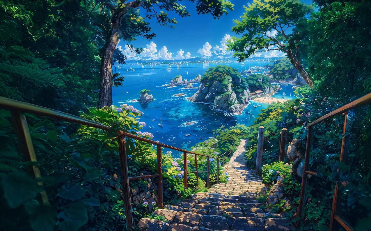 美丽海滨风景2560x1600高清壁纸