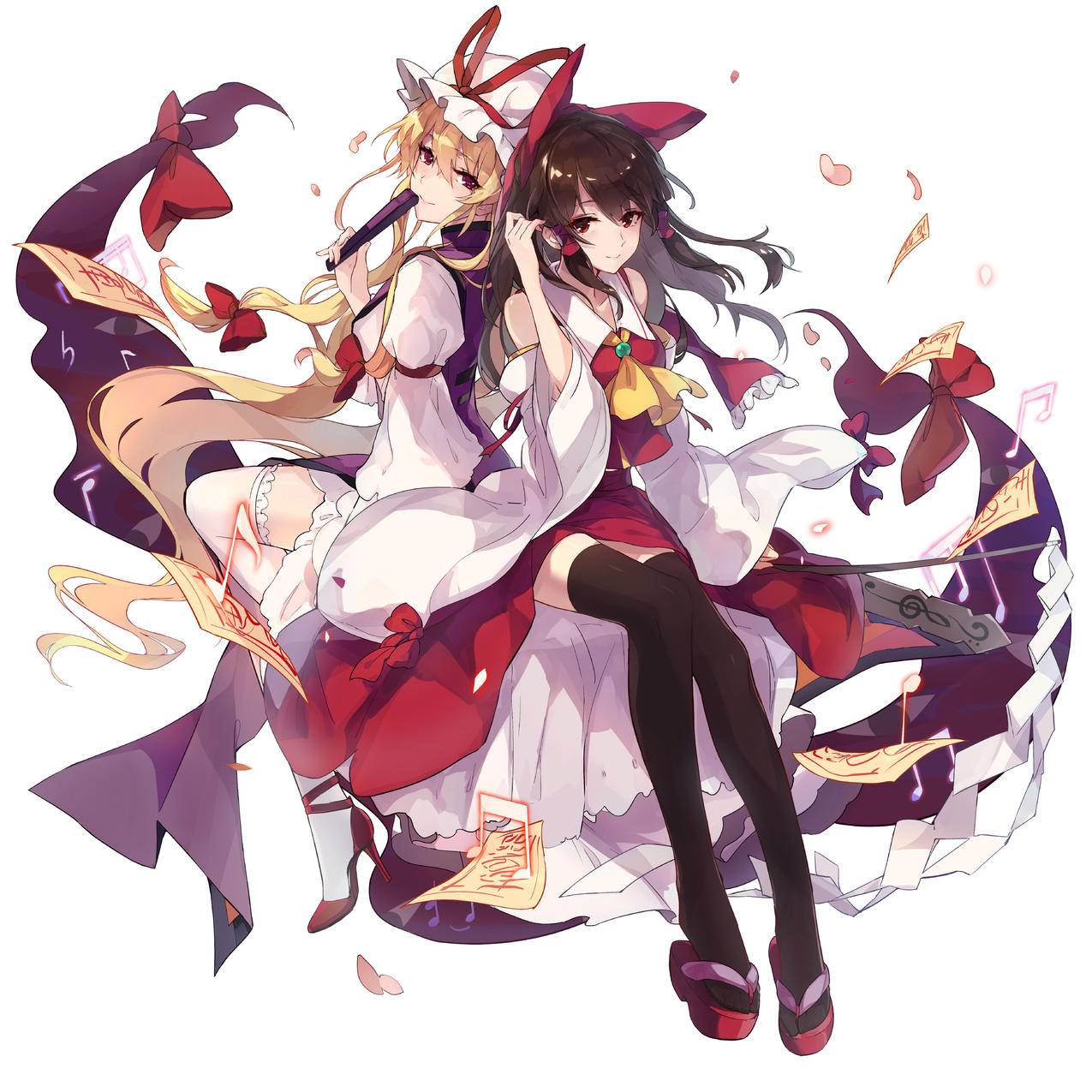 《东方Project》博丽灵梦 八云yakumo yukari 4K高清动漫壁纸