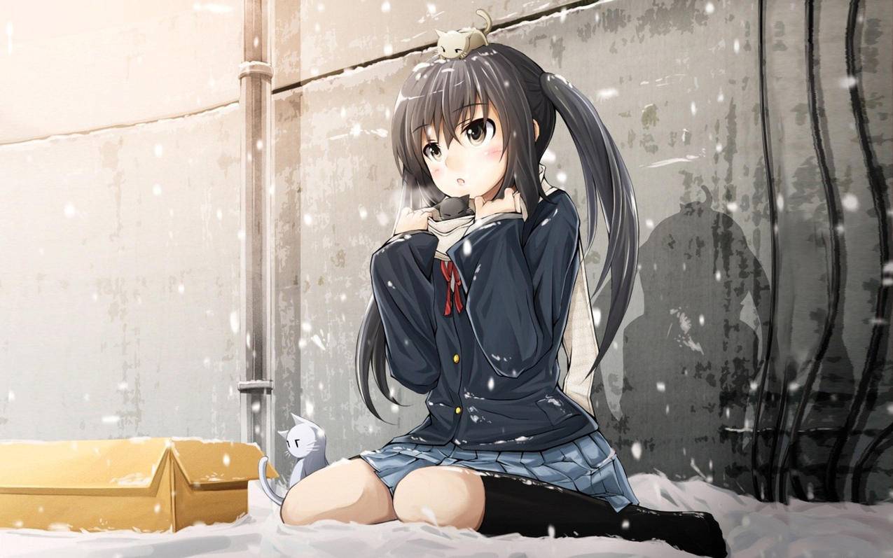 动漫卡通少女可爱萌中野梓高清壁纸