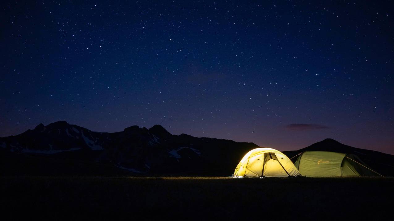 风景星空夜晚4k壁纸