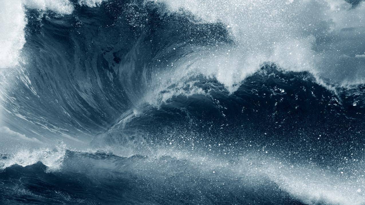 波浪4k壁纸