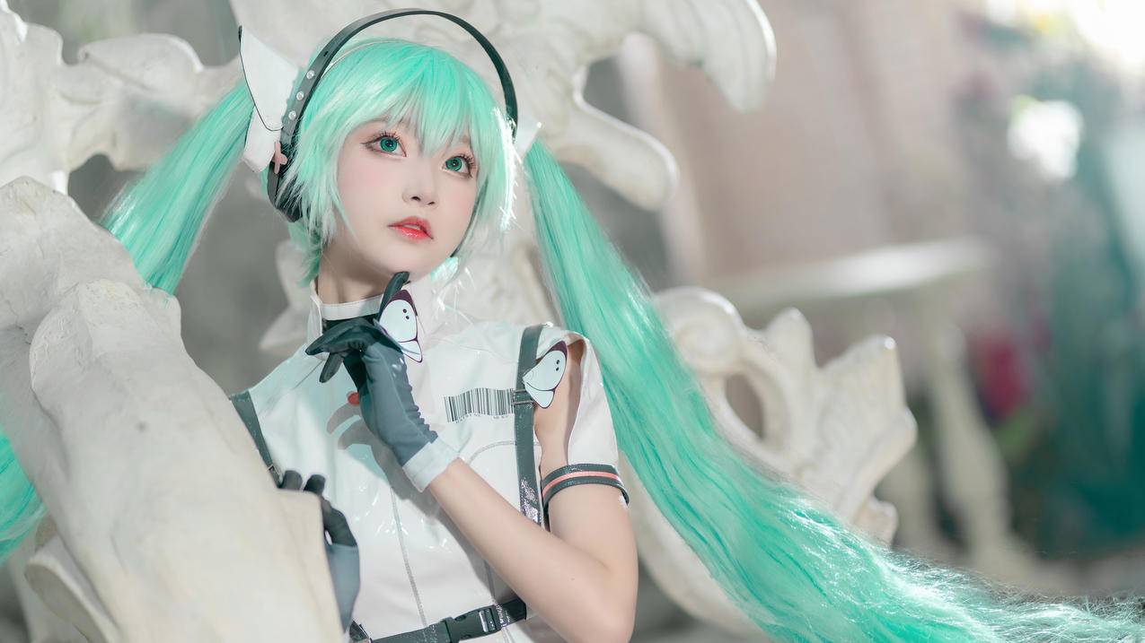 cosplay 初音未来 可爱 小姐姐 美女 4k电脑壁纸