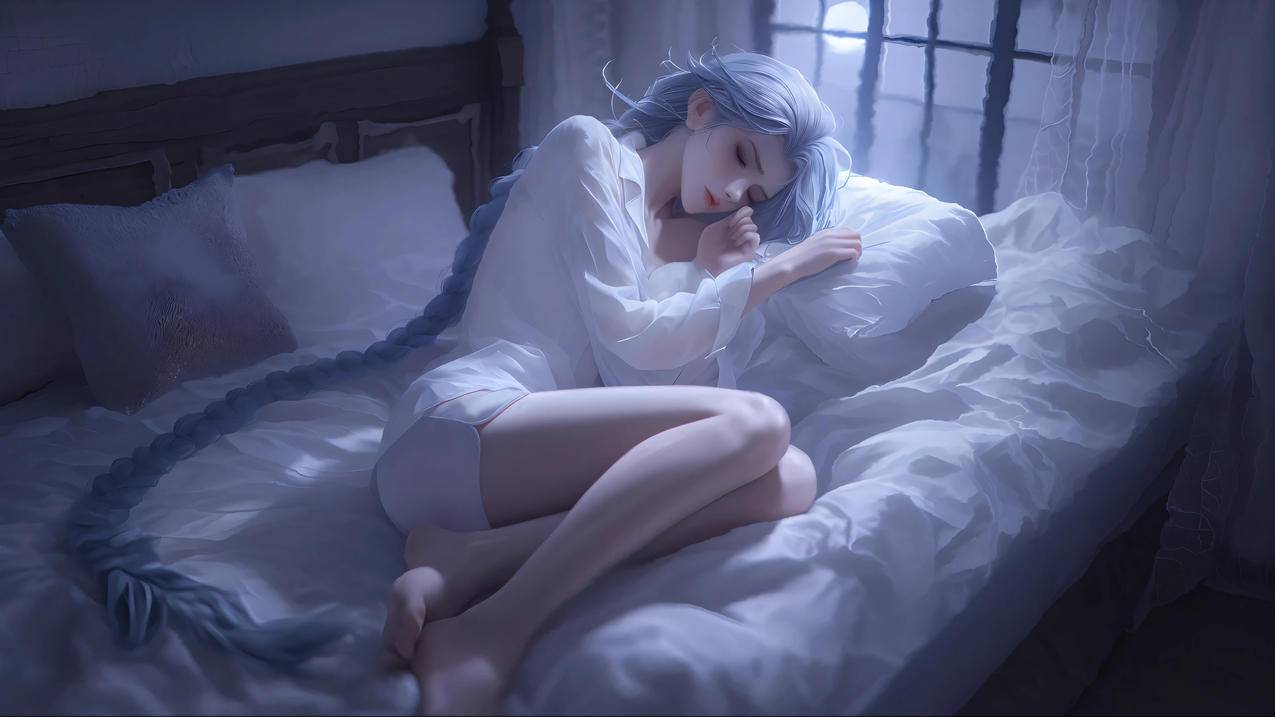 金克丝 卧室 唯美 4K动漫壁纸 3840x2160