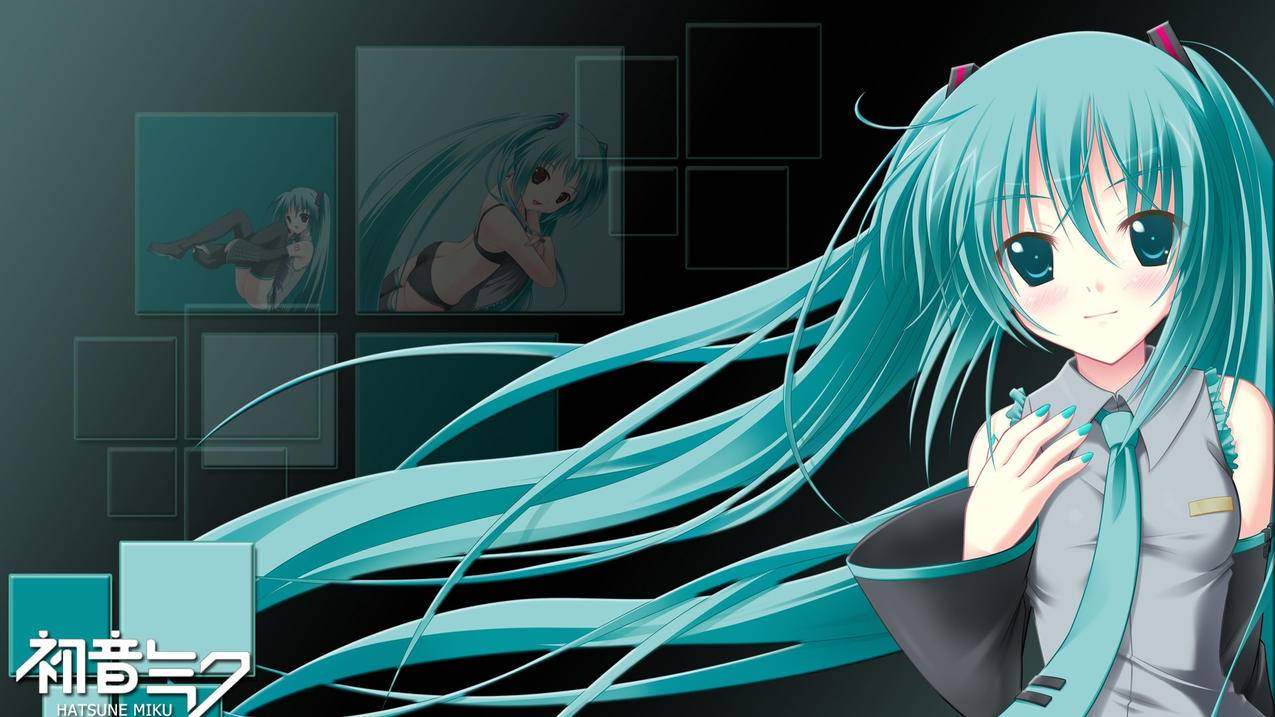 动漫手绘初音未来高清壁纸