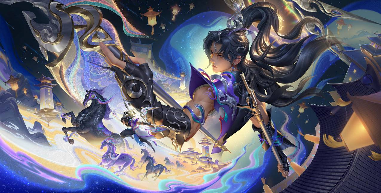 王者荣耀 马超 神骥 逐星野 4K游戏壁纸