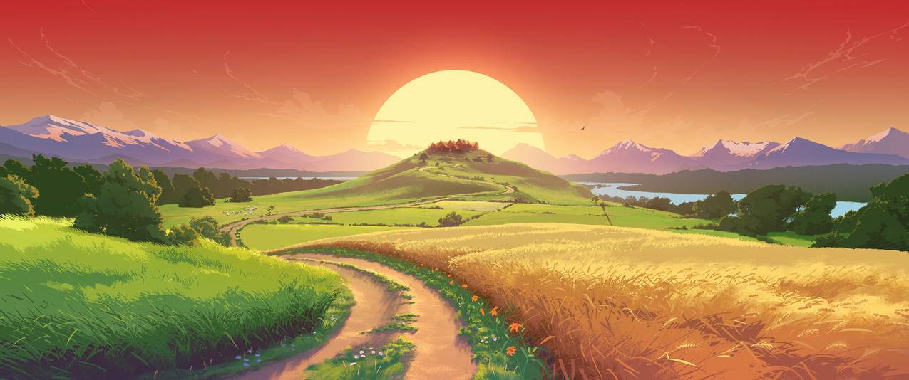 《勇者斗恶龙建造者》3440x1440带鱼屏游戏壁纸