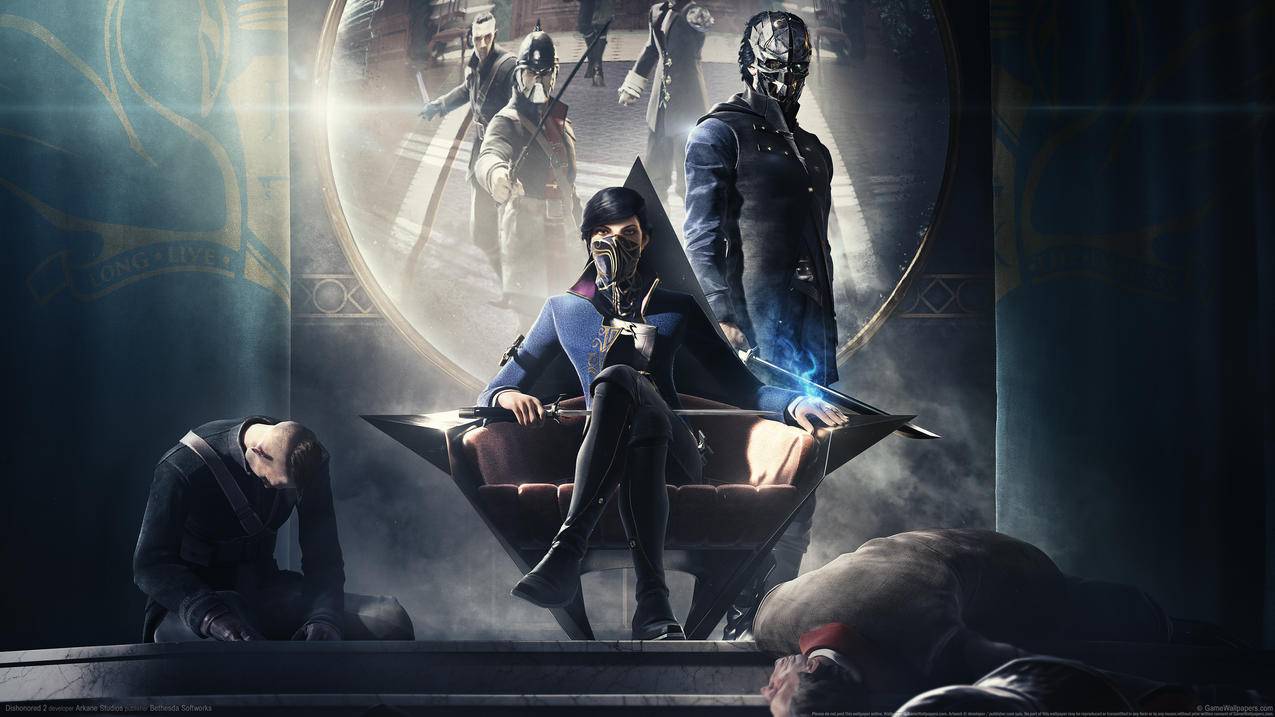 《羞辱2 Dishonored 2》王座 4K高清壁纸