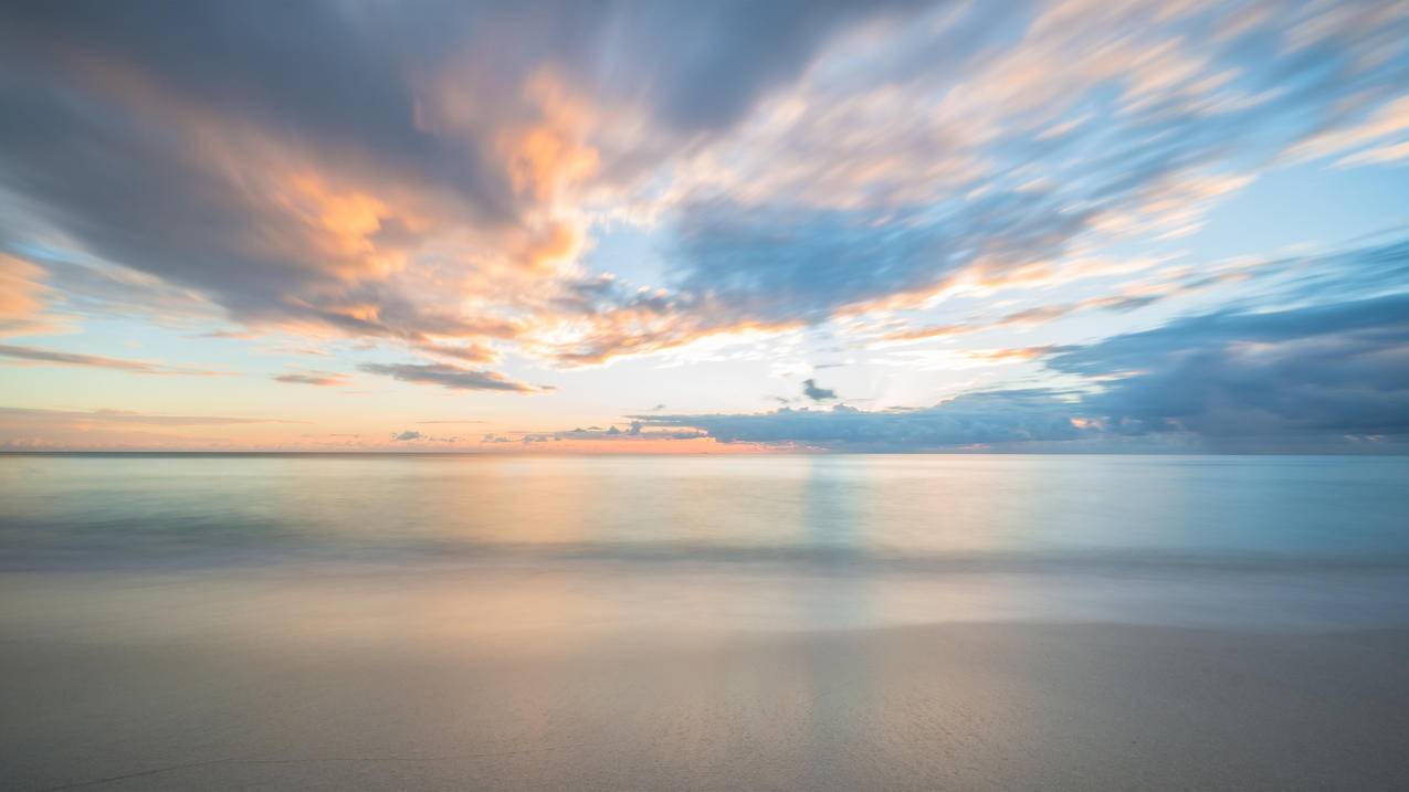 迈阿密的寂静海滩 4k风景高清壁纸