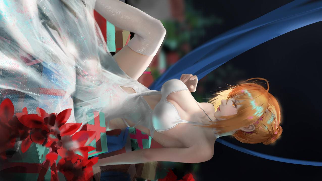 fate系列 saber 亚瑟王4k动漫美女壁纸3840x2160