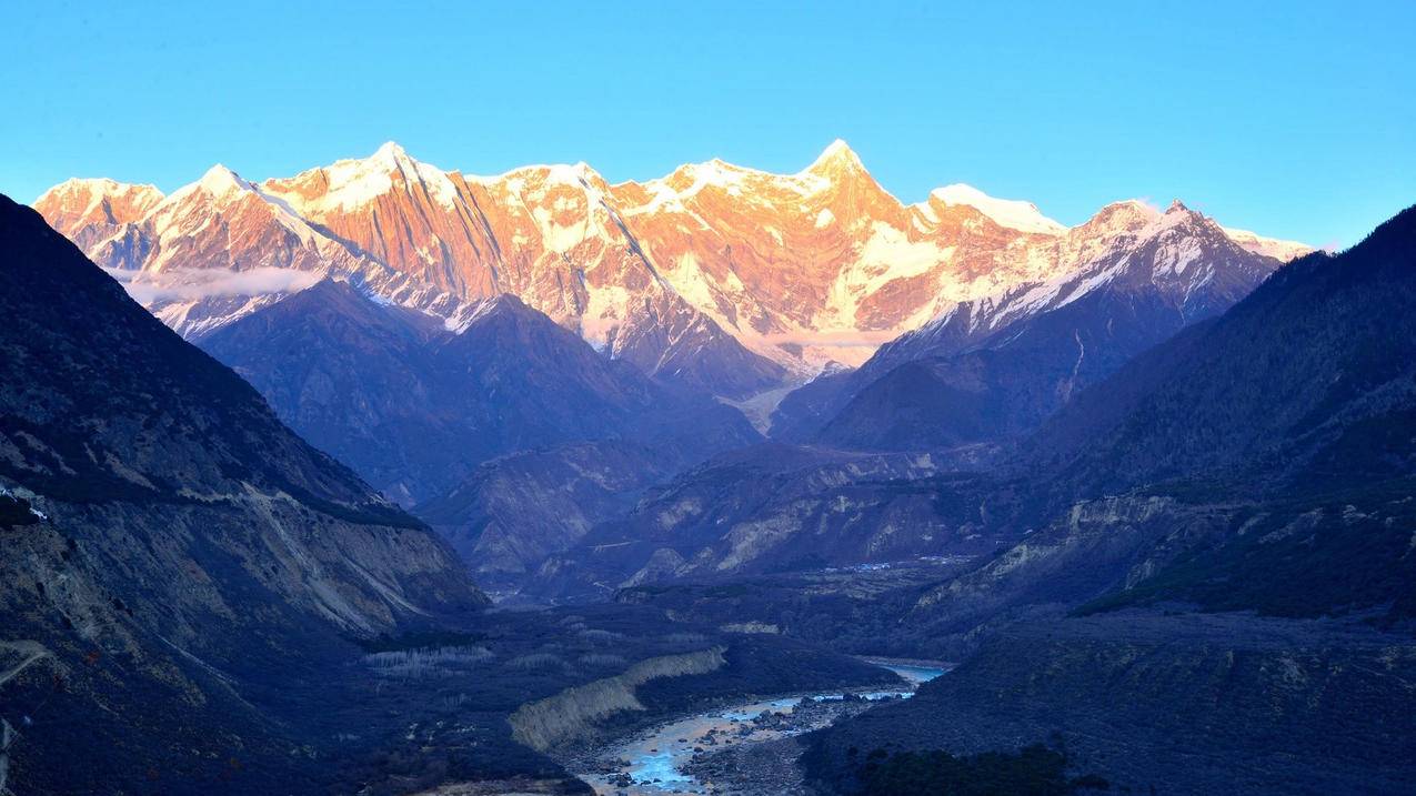 风景高山雪山高清壁纸