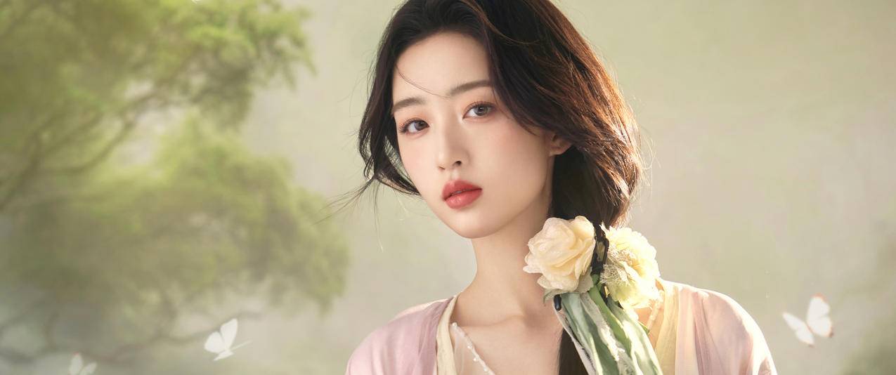 邓恩熙 国风美女 3440x1440带鱼屏壁纸