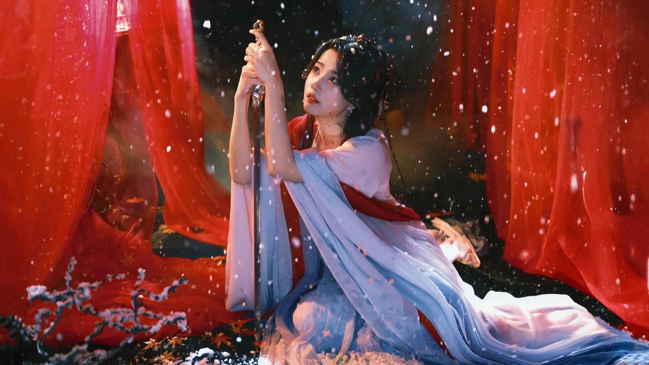 入青云 明意 卢昱晓 4K高清美女壁纸