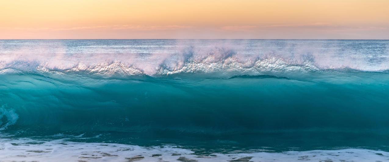 海浪 海 5k风景