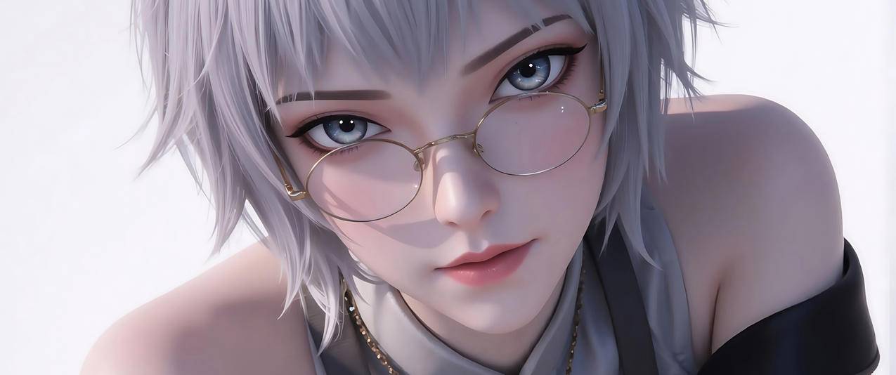 灰色衣服 灵笼 白月魁 3440x1440带鱼屏壁纸