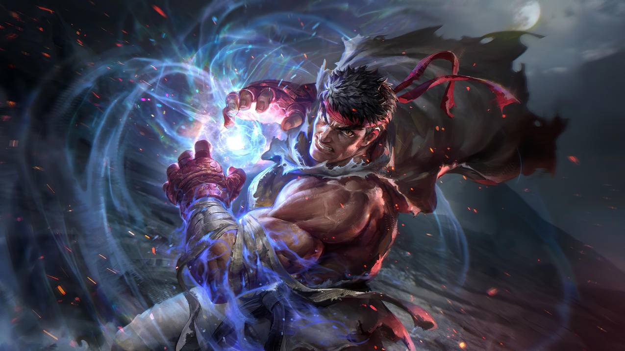 《街头霸王5 Street Fighter 5》红色发带 男人 4K高清壁纸