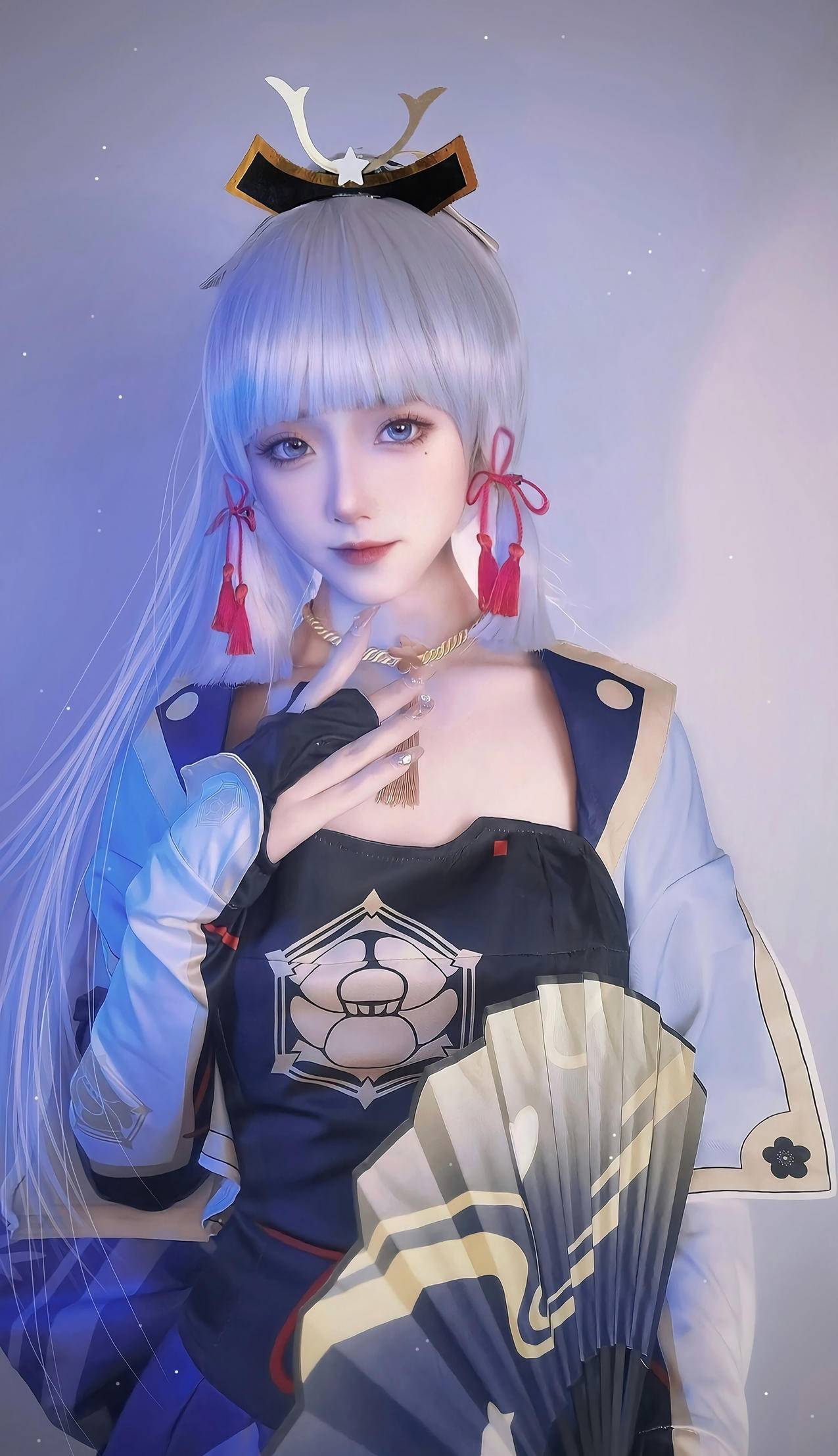 原神神里绫华COS服稻妻大小姐cosplay游戏服装女全套-阿里巴巴