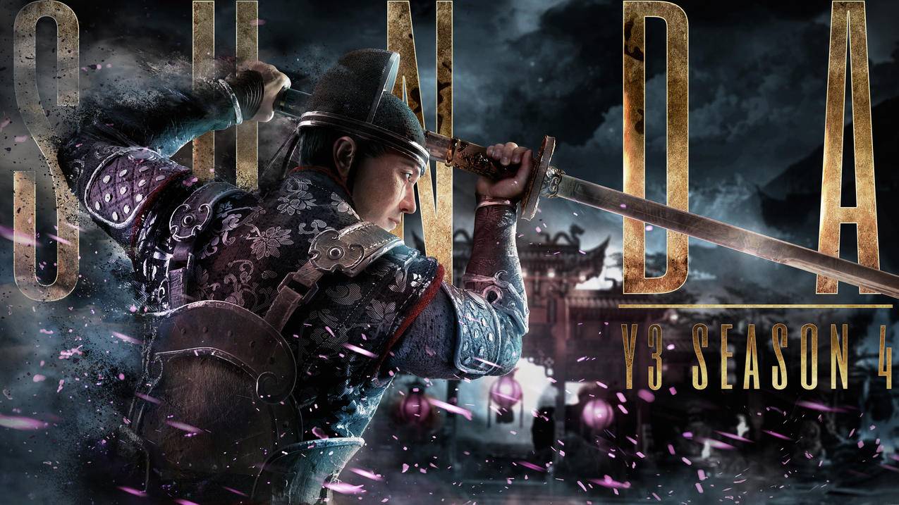 《荣耀战魂For Honor》长剑 士兵 金瓦红墙 4K高清壁纸