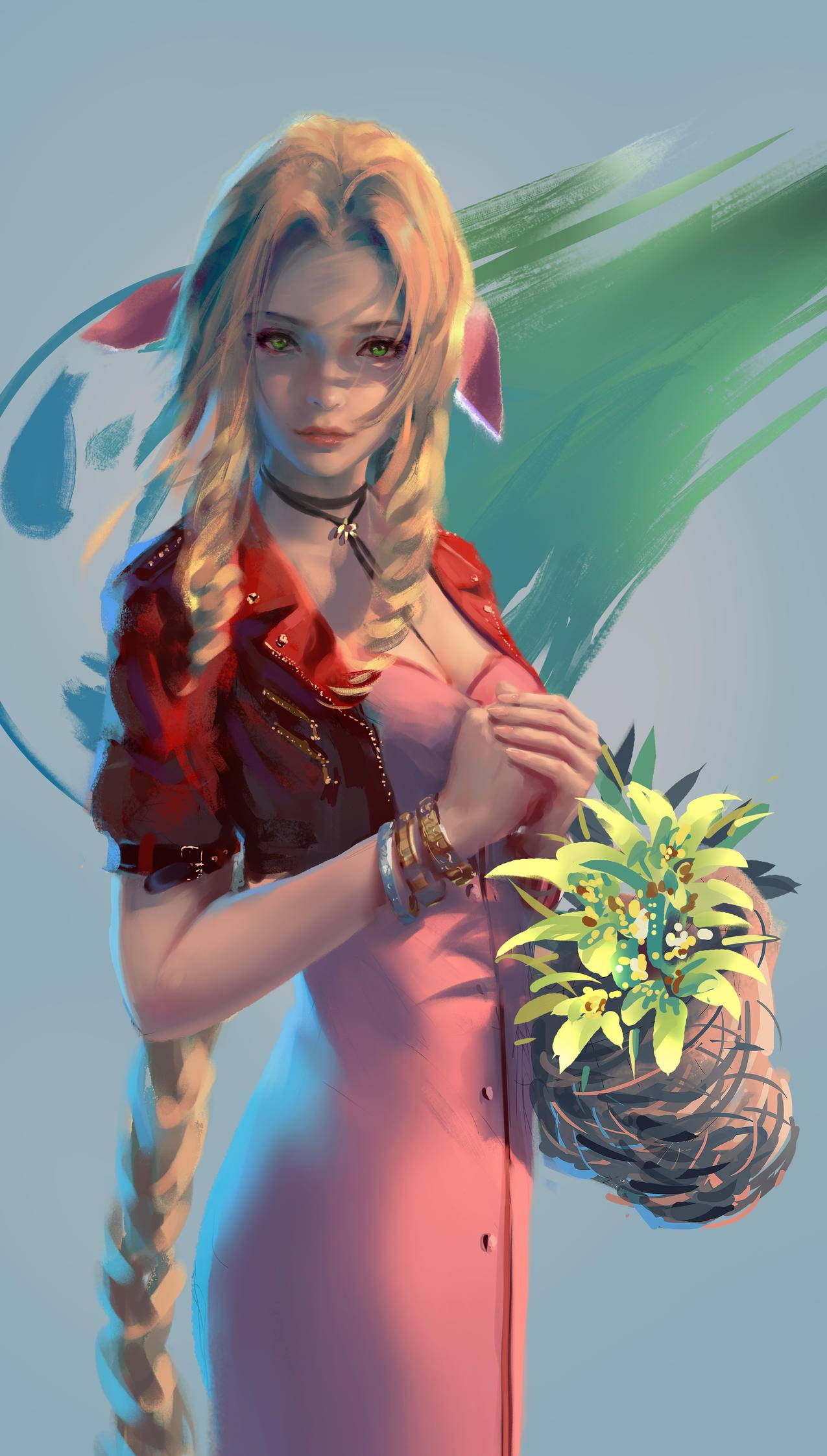 《最终幻想》女孩 金发 4K高清唯美动漫壁纸