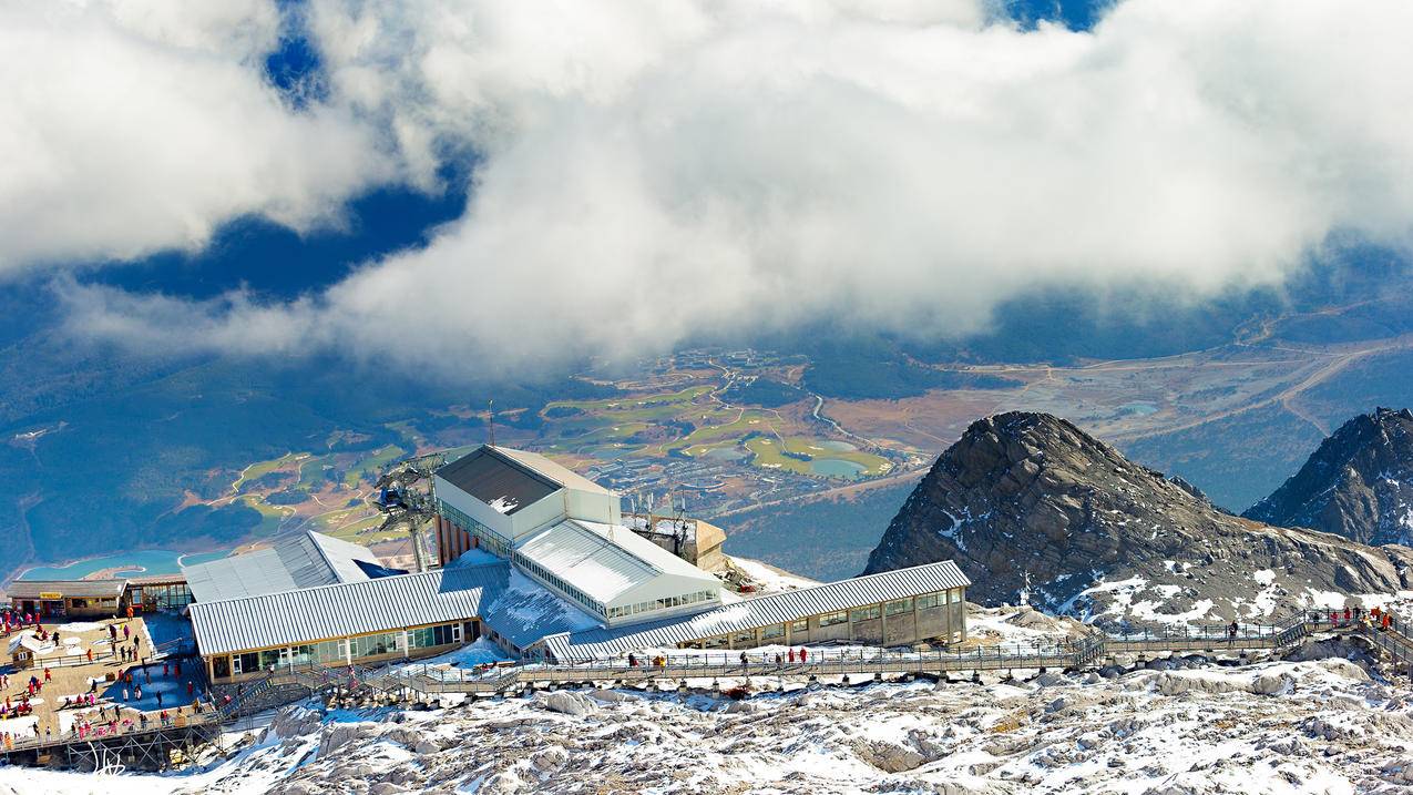 风景旅游胜地云南玉龙雪山高清壁纸