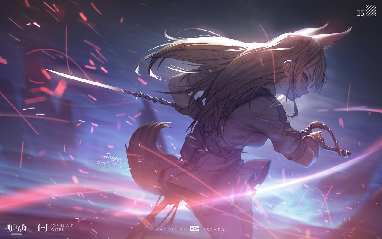《明日方舟》芙兰卡 4K高清动漫壁纸