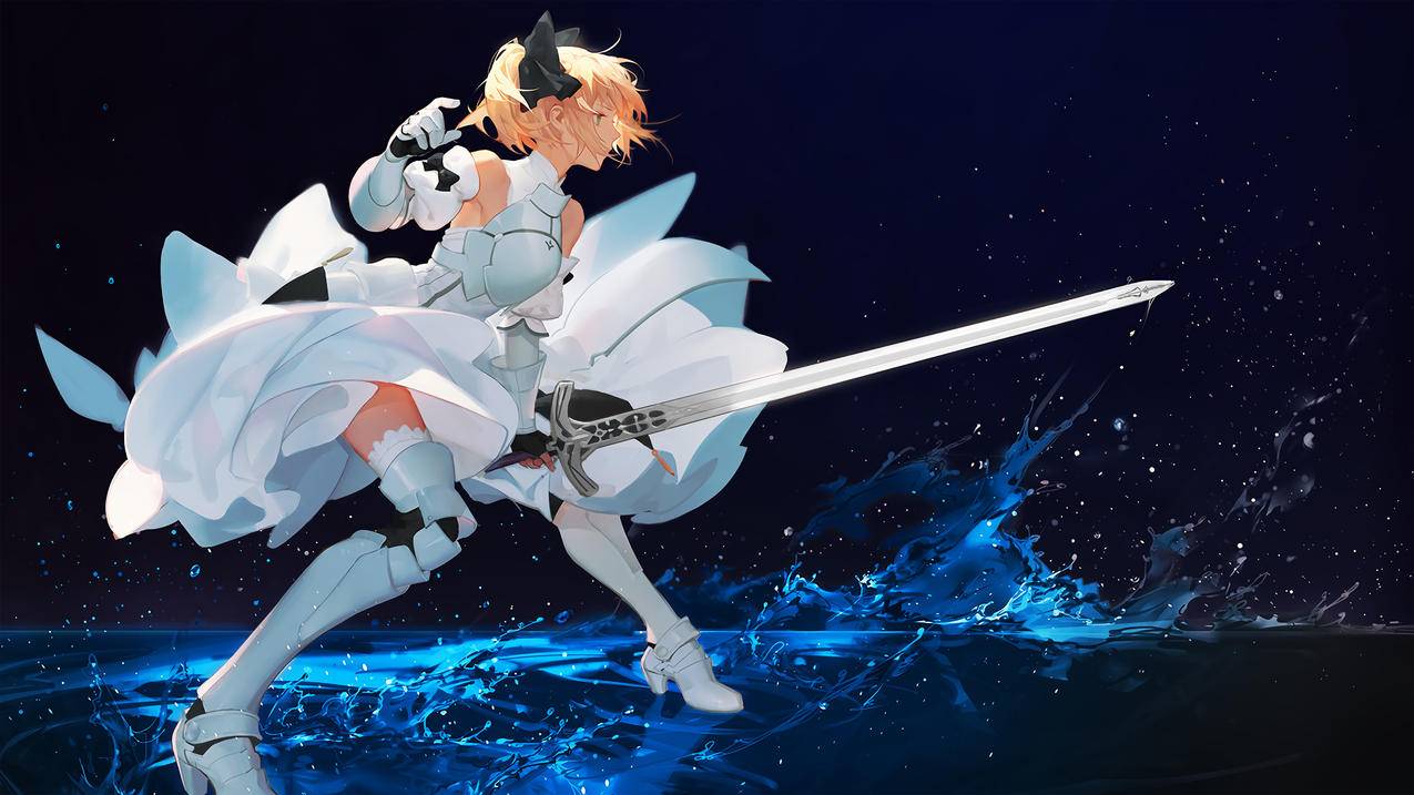 《Fate》Saber 阿尔托莉雅·潘德拉贡 4K动漫高清壁纸
