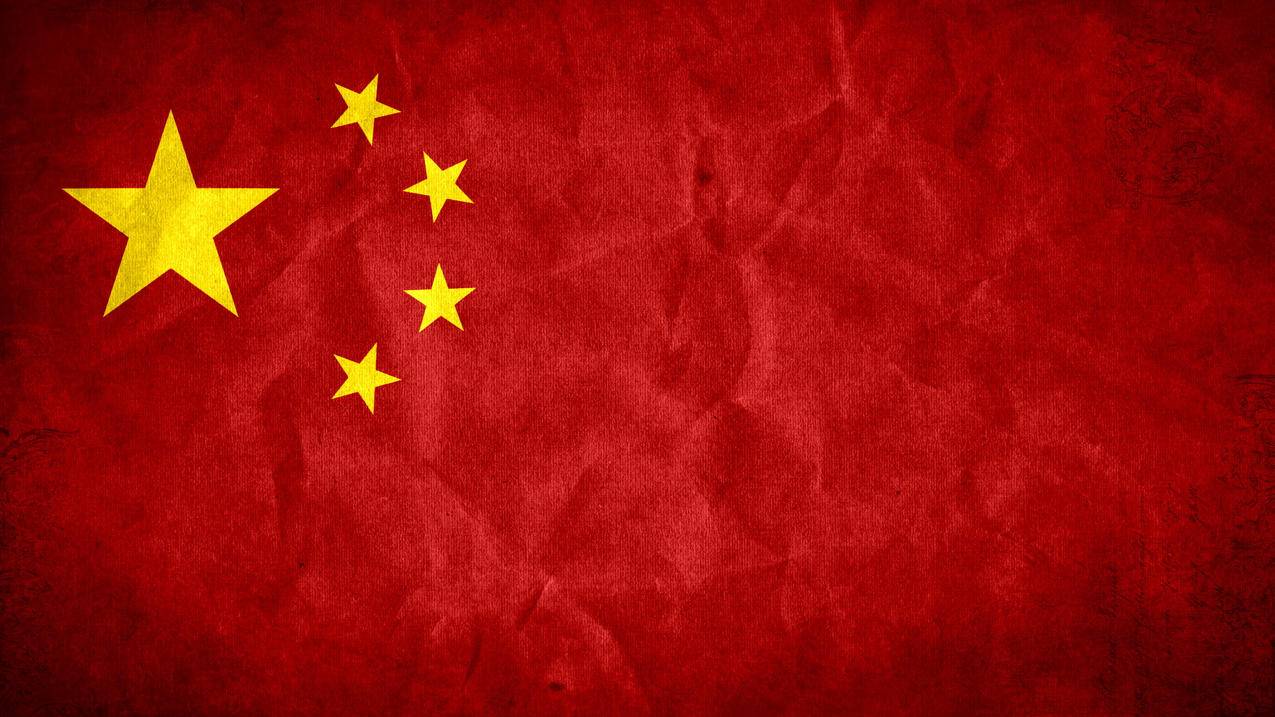 创意设计中国国旗高清壁纸