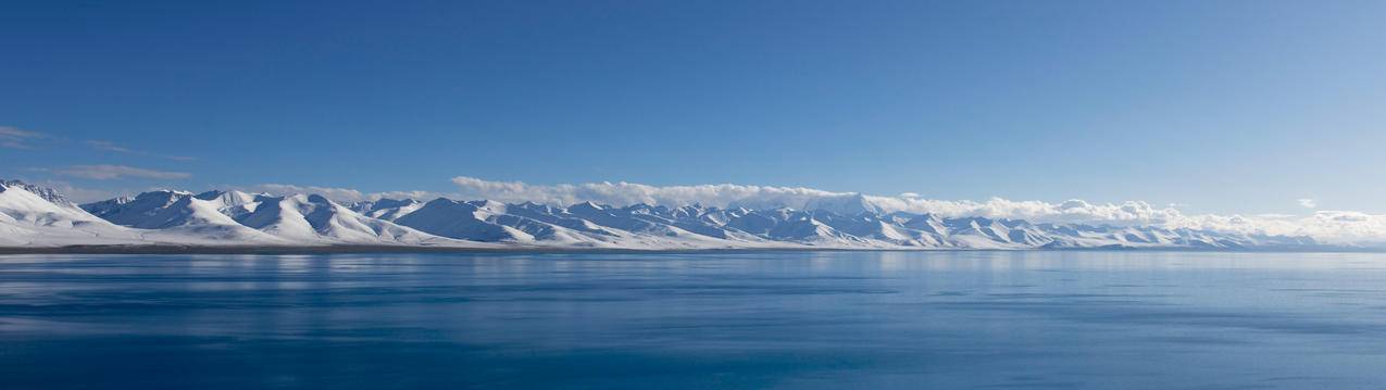 纳木错湖风景5120x1440超高清壁纸