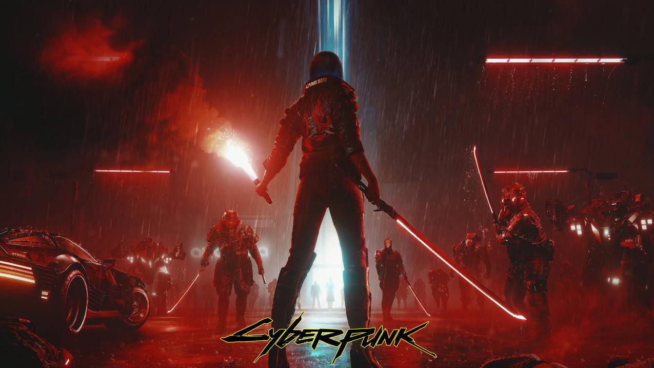 赛博朋克2077 科幻战斗 4K游戏壁纸