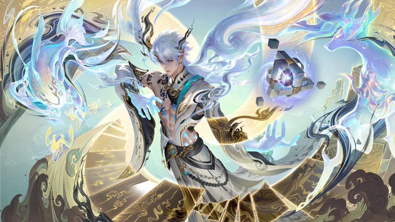 王者荣耀 诸葛亮 天机白泽 4K高清游戏壁纸