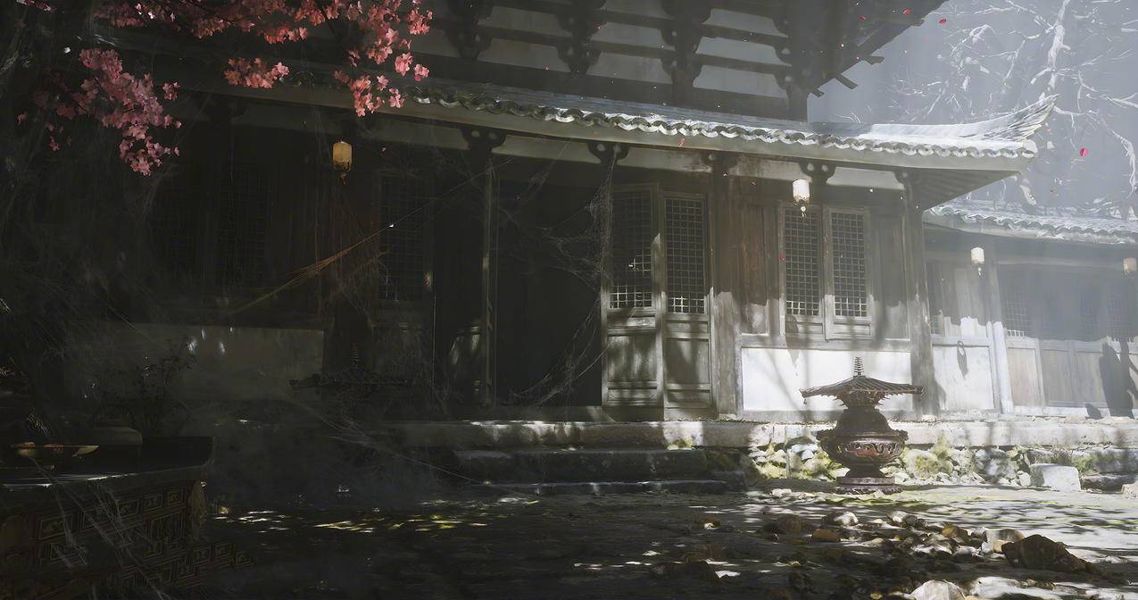 黑神话悟空 庙 寺院 蜘蛛网 4K壁纸