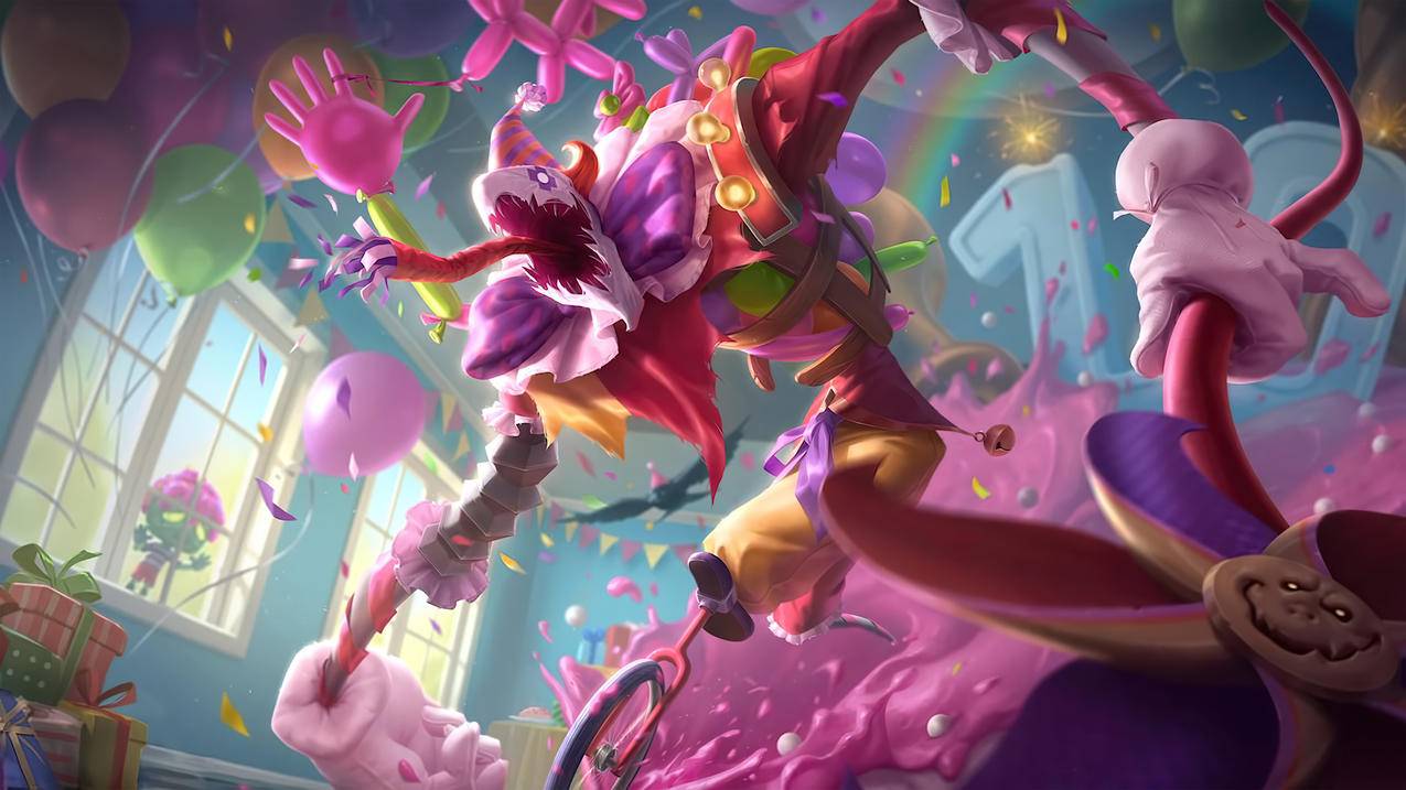 《英雄联盟LOL 惊悚派对 费德提克》4K游戏高清壁纸