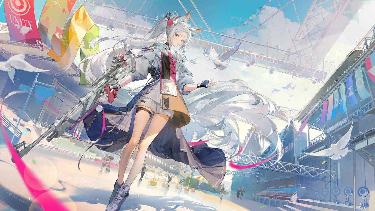 阴阳师 百问牌 白狼 4k高清游戏壁纸