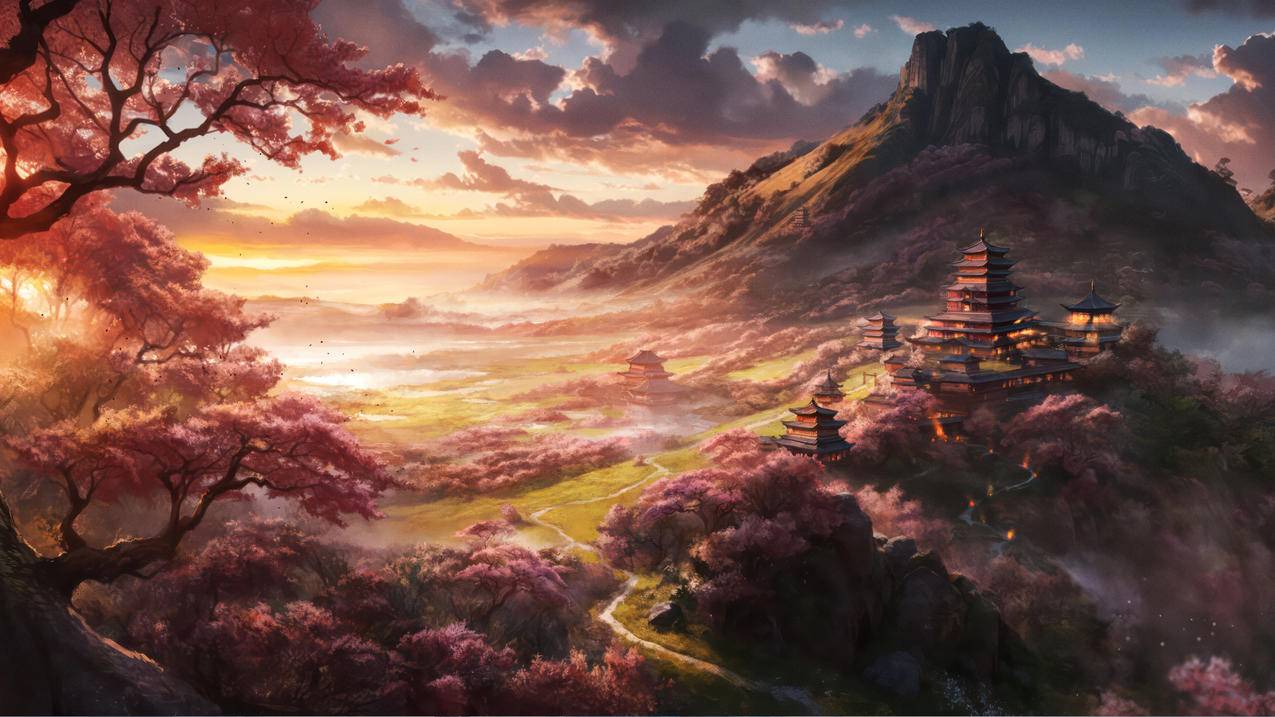 寺院 风景 4K壁纸 3840x2160