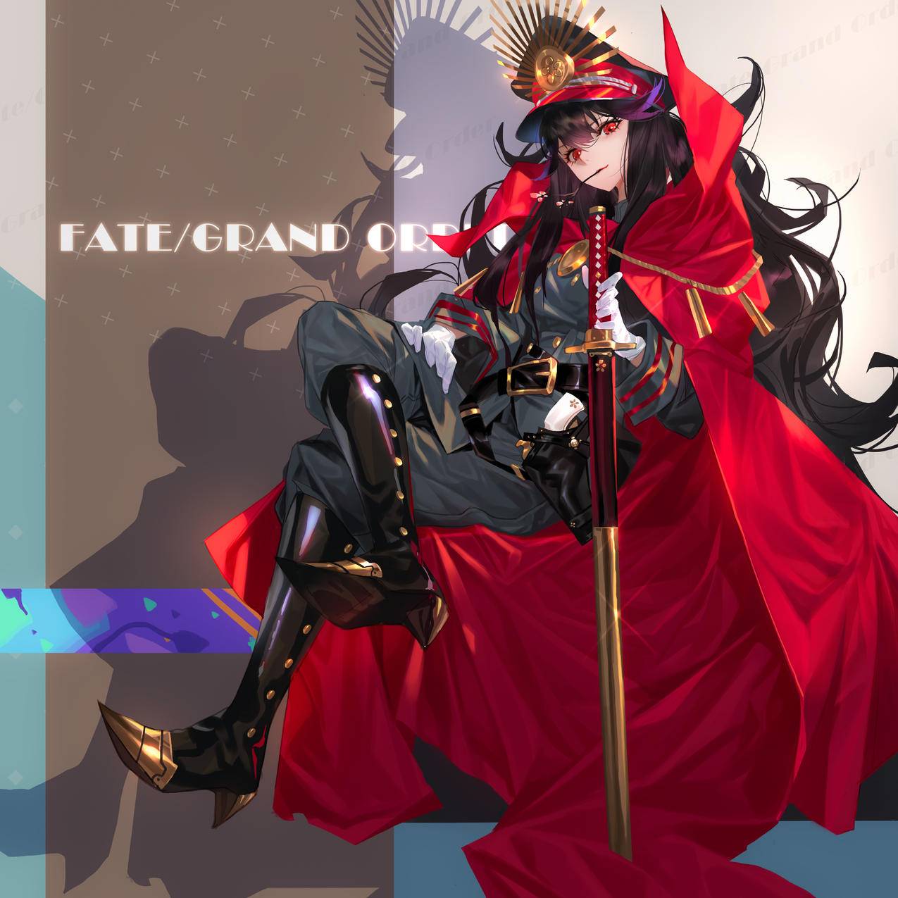 Fate 军服 长剑 披风 帽子 帅气女孩 4K高清动漫壁纸