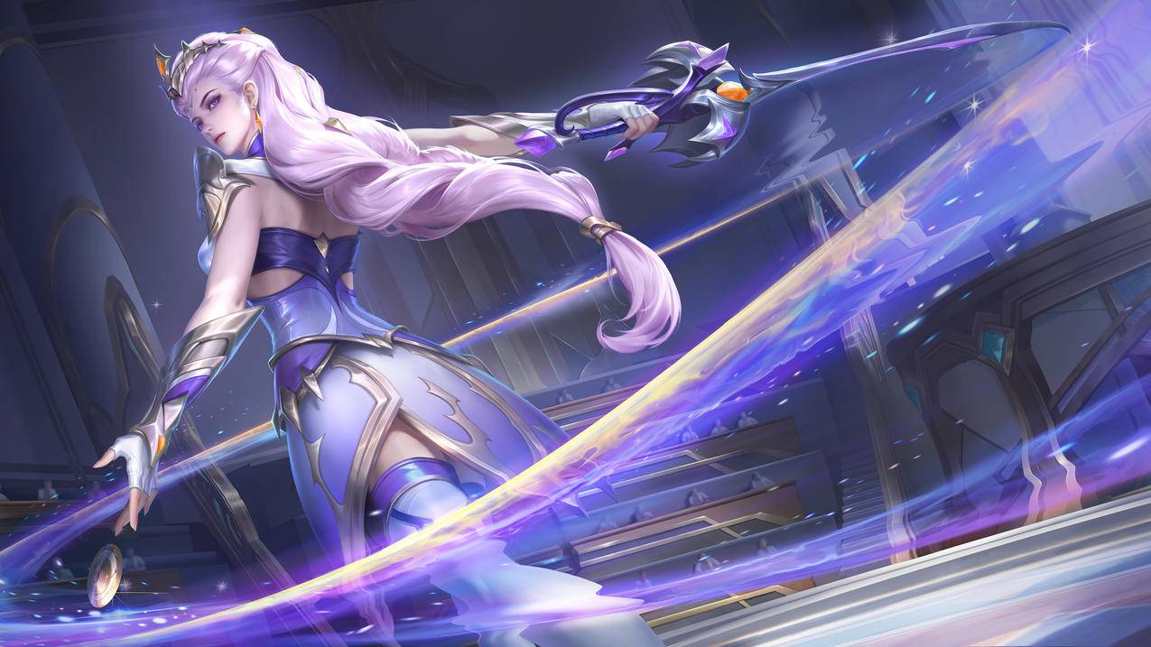 王者荣耀 露娜-命运加冕 4K高清游戏壁纸 3840x2160
