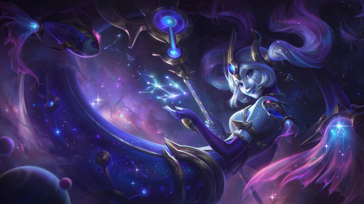 星界 娜美《LOL英雄联盟》4K高清电脑壁纸