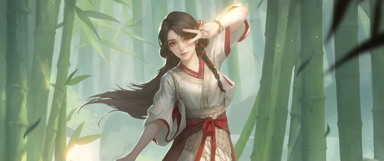 动画《完美世界》火灵儿3440x1440带鱼屏桌面壁纸