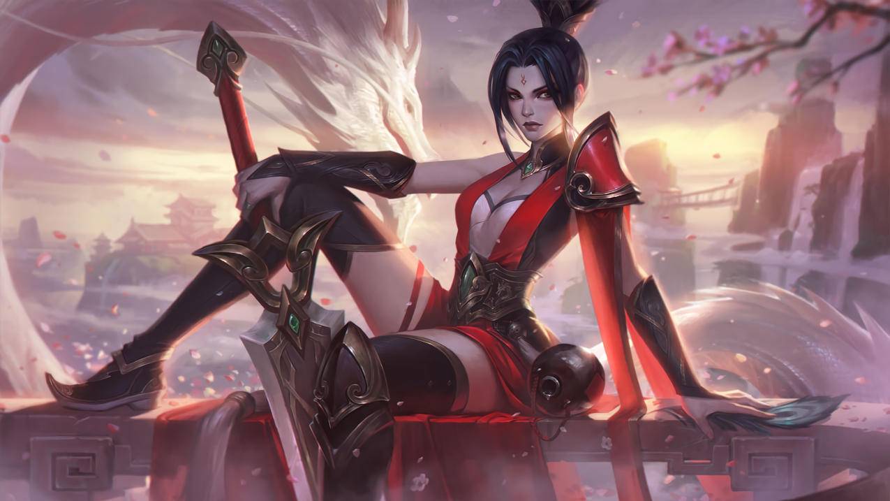 LOL英雄联盟 放逐之刃 玉剑传说 武剑仙 锐雯壁纸