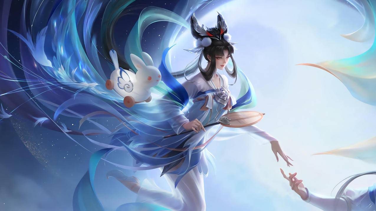 《王者荣耀》如梦令 嫦娥 4K游戏高清壁纸
